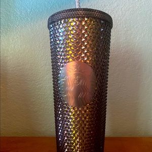 Starbucks studded black unicorn tumbler